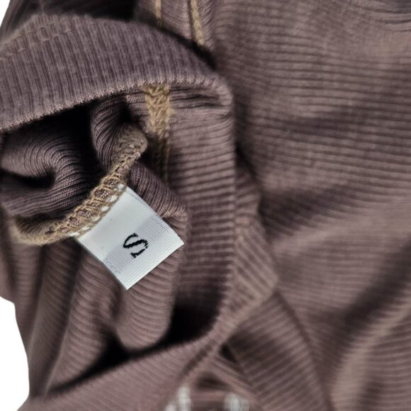 SET Active Women's Ribbed Modal Cropped T-Shirt Size Small - Picture 6 of 6